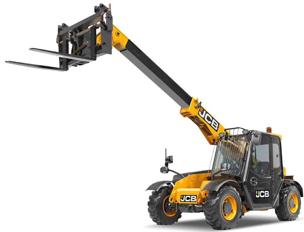a yellow and black construction vehicle