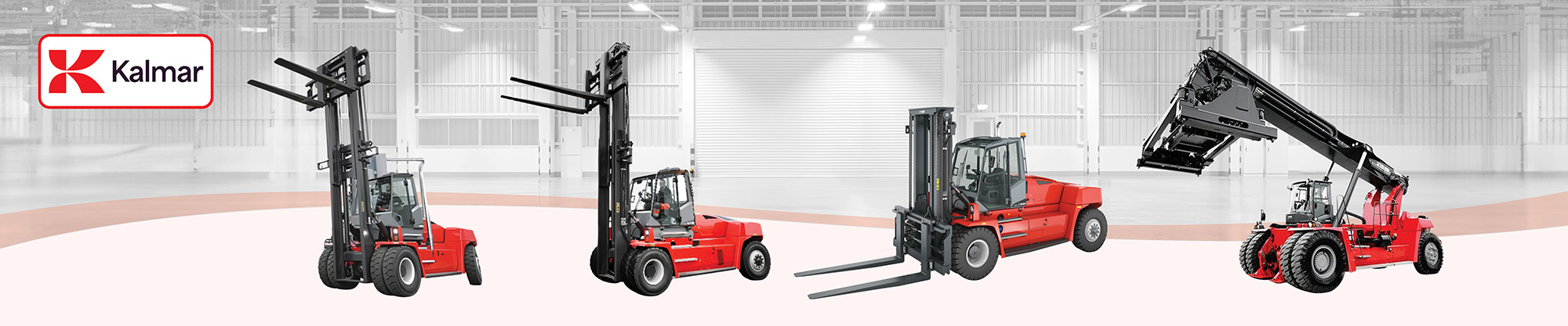 a forklift in a warehouse