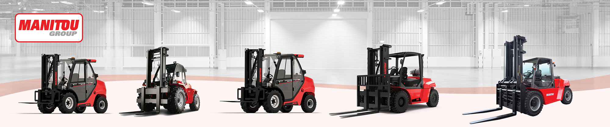 a forklift in a warehouse